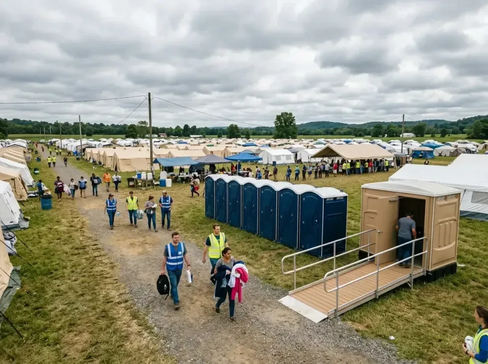 disaster-relief-camp-restrooms-010 — frequently asked questions, Dumpster & Portable Bathrooms Rental in Huntingtown, MD